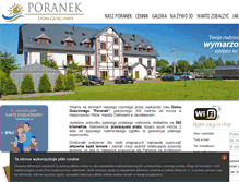 Tablet Screenshot of poranek.net.pl